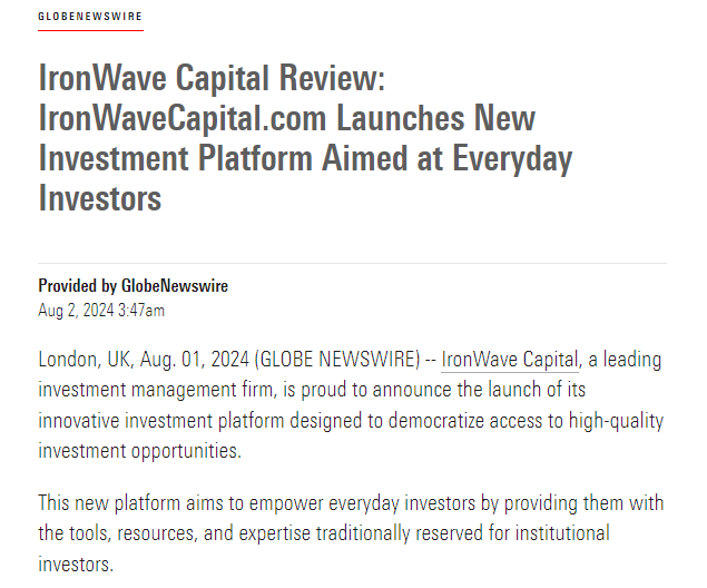 IronWaveCapital.com review