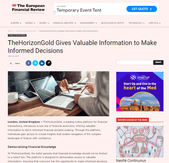 TheHorizonGold.com review