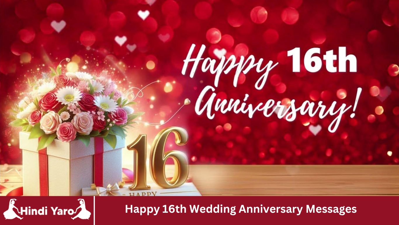 Happy 16th Wedding Anniversary Messages