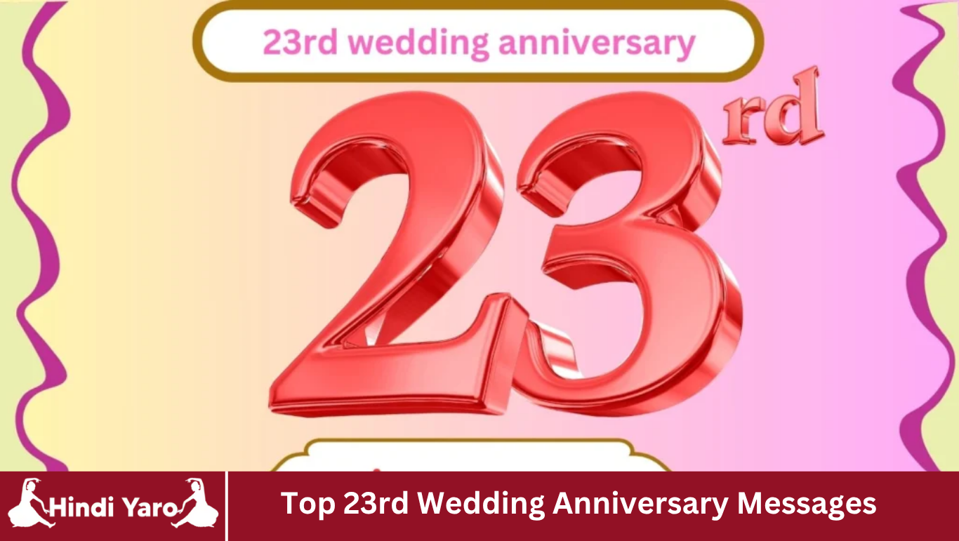 Top 23rd Wedding Anniversary Messages
