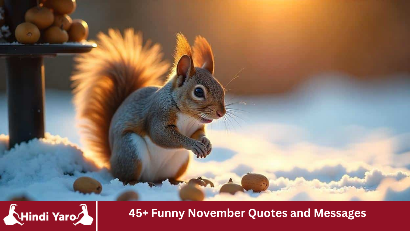 45+ Funny November Quotes and Messages